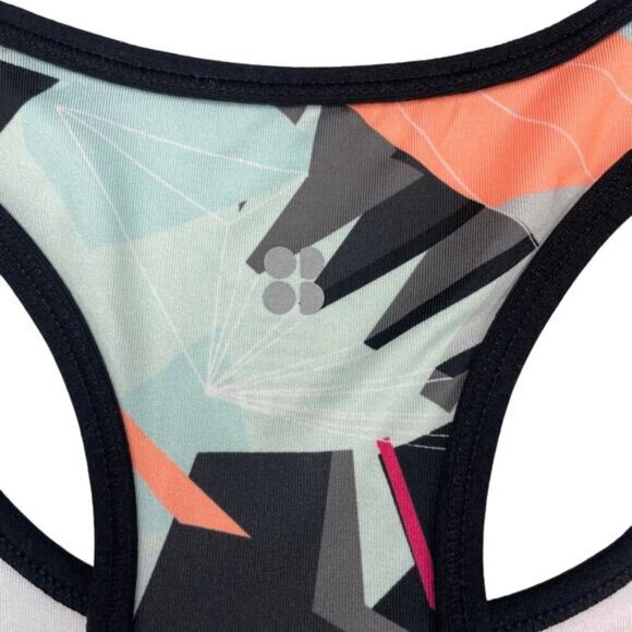 SWEATY BETTY All Day Racerback Tank Top Sz XXS Geometric Print - Picture 6 of 6